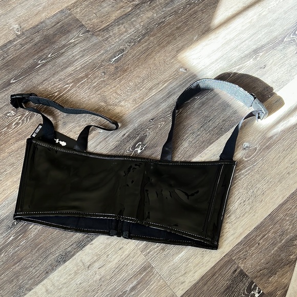 Poster Girl from Dolls Kill Corset size L Black Patent Heavy Duty New with tags - Picture 6 of 7